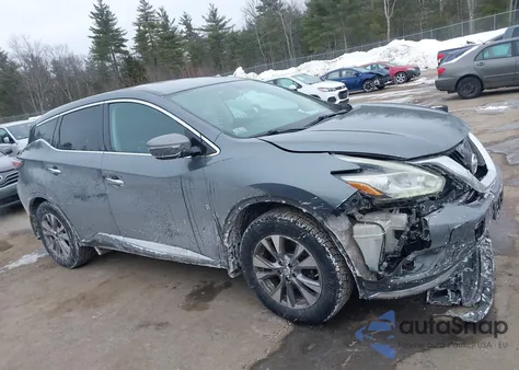 2015 Nissan Murano S из США, поврежденный, VIN 5N1AZ2MH9FN257087